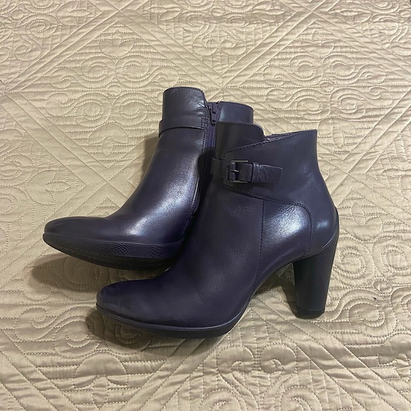 ECCO Leather Sculptured 75 Mid Boots - 37 - Picture 1 of 9